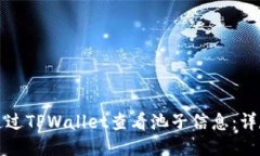 如何通过TPWallet查看池子信息：详尽指南